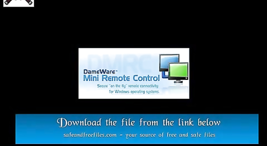 how to remove dameware mini remote control service